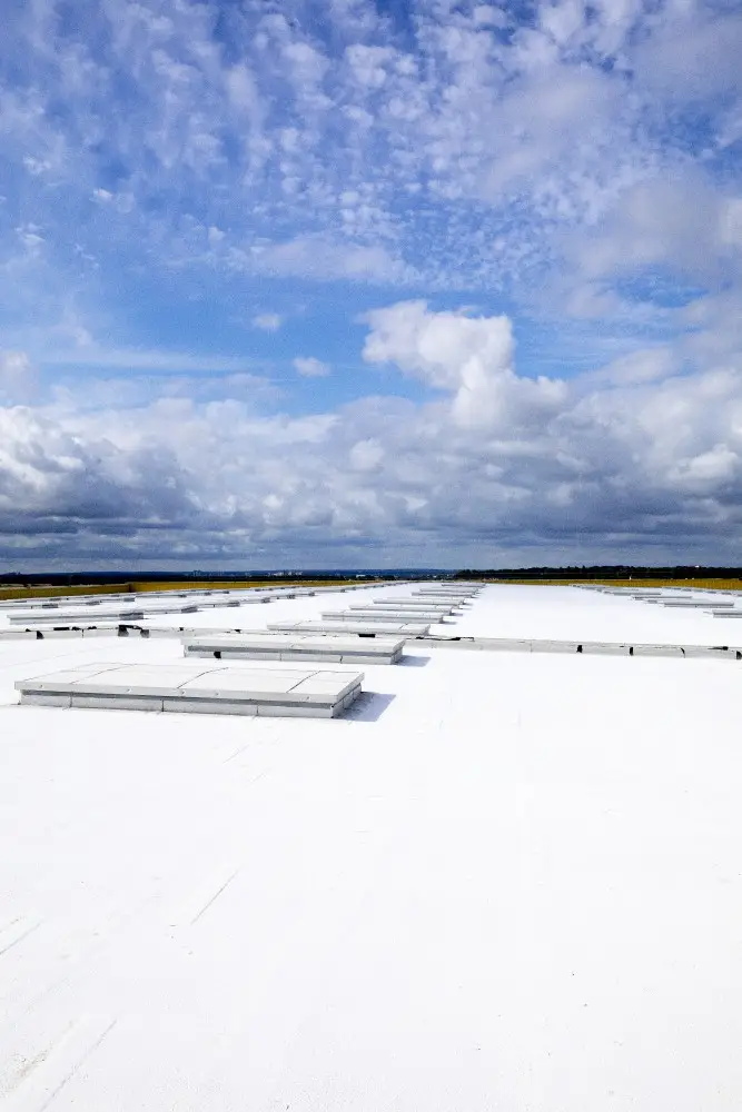 Cool Roof - Toit après peinture